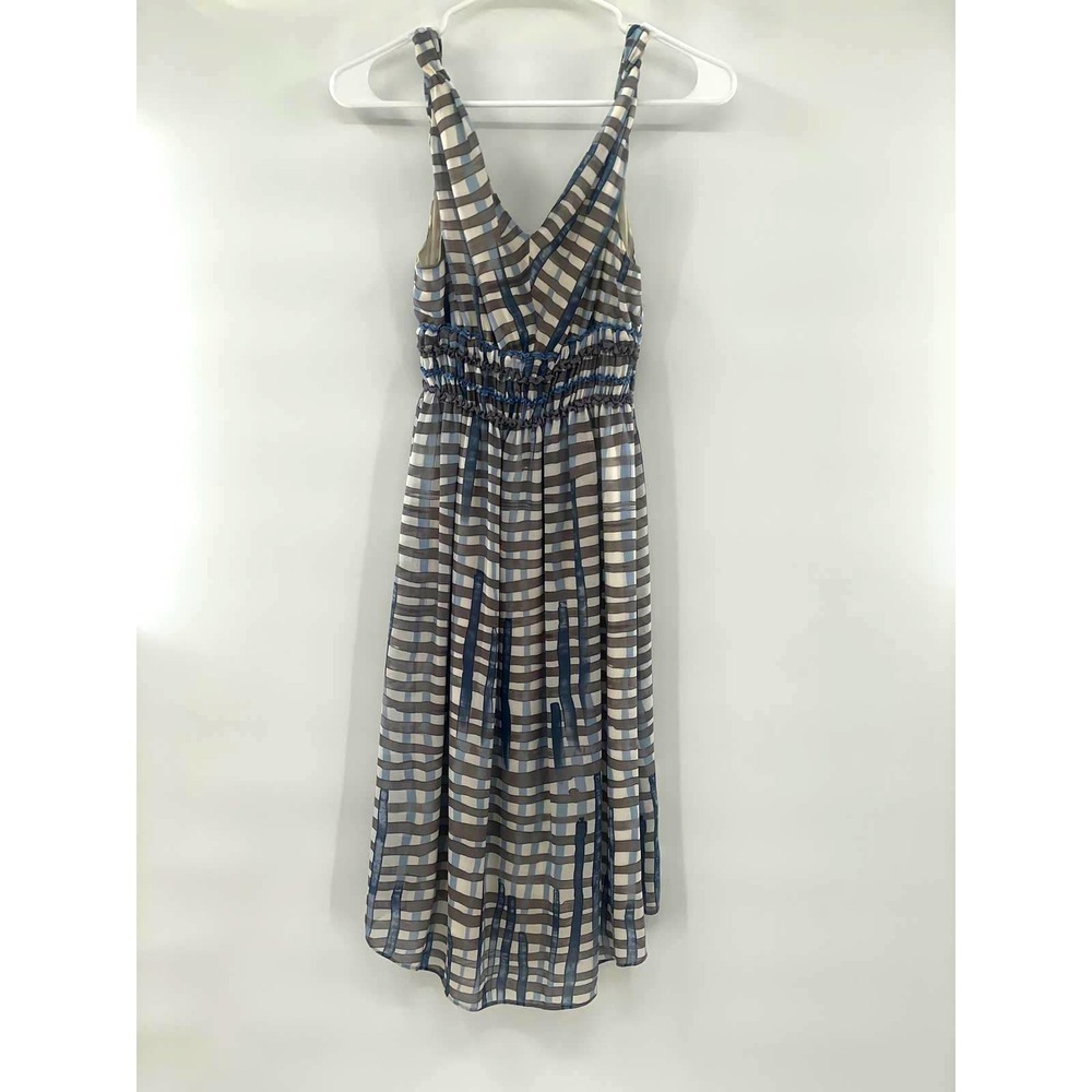 M.P.P.P. Sundress blue/grey/white size small